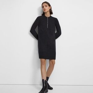 Theory Black Sweater Dress